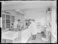 1976-6915 Op het laboratorium van het bedrijf Deluxol Olie maatschappij nv.