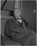 1129-2 Professor Abr. M.W.J. Hammacher, (1897-2002), directeur van het Kröller-Müller Museum te Otterloo, aan boord van ...