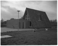 12595 Exterieur gebouw kinderboerderij 'De Wilgenhof' aan de Ringdijk in Schiebroek-Hillegersberg.
