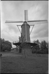 23565-5-28 Exterieur van herbouwde molen De Speelman aan de Overschiese Kleiweg, tegenover Oude Kleiweg.