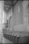 305075-8 Orgelspel op het transeptorgel na de voltooiing van het transept van de Grote- of St. Laurenskerk.
