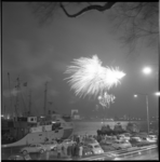 9032 Vuurwerk ter gelegenheid van Koninginnedag, werd ook op de Parkkade gadegeslagen.