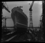 THO-3056 Tewaterlating van de Mersey Lloyd op de scheepswerf van C. van der Giessen in Krimpen aan den IJssel.