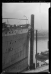 THO-957 Boeg van het oude schip Tosari van de Koninklijke Rotterdamsche Lloyd. De Tosari was het eerste schip dat ...