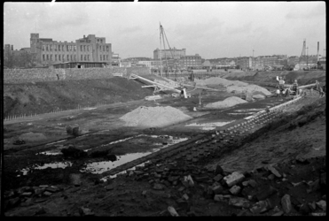 1980-5230 Graaf- en bouwwerkzaamheden voor de aanleg van het Stokviswater dat de Delftsevaart en het de Rotte zal ...