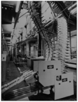 1106 Transportband in de drukkerij van Sijthoff Pers in Rijswijk, waar ook het Rotterdams Nieuwsblad werd gedrukt.