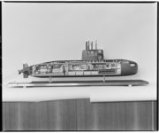 RDM-51686 Schaalmodel van onderzeeboot 'Moray', afkorting voor Multi Operational Requirement Affected Yield. De Moray ...