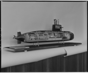 RDM-51688 Schaalmodel van onderzeeboot 'Moray', afkorting voor Multi Operational Requirement Affected Yield. De Moray ...