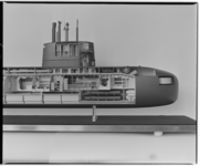 RDM-51690 Schaalmodel van onderzeeboot 'Moray', afkorting voor Multi Operational Requirement Affected Yield. De Moray ...