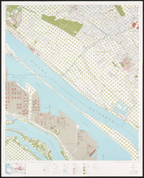 1974-977 Topografische kaart van Rotterdam bestaande uit 31 bladen. Blad 2: Europoort-Oost.