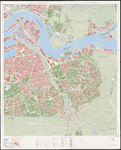 1975-1232 Topografische kaart van Rotterdam en omstreken | bestaande uit 32 bladen. Blad 13: Groot IJsselmonde.