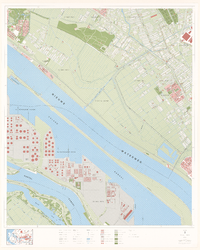 1976-2104 Topografische kaart van Rotterdam en omstreken | bestaande uit 32 bladen. Blad 2: Europoort Oost.