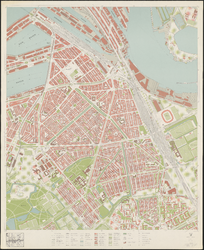I-259-17 Kaart van Rotterdam en omgeving; bestaande uit 24 bladen. Blad 17: Afrikaanderwijk, Tarwewijk, Bloemhof, ...