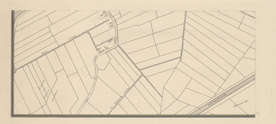 I-97-7 Plattegrond van Rotterdam. Blad 7: het afgebeelde gebied omvat: de Kleinpolder, de Blijdorpse Watering en een ...