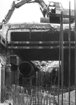 1968-2078 Werkzaamheden aan de Blaak in verband met de aanleg van de metro (lijn Centrum-Oost).Duiker tussen Leuvehaven ...