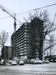 1974-1142 Bouw van het bejaardentehuis Hoppestein , uit het zuidwesten.