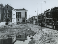 1974-1603 De Jonker Fransstraat met gesaneerd gedeelte, vanaf hoek Crooswijksekade.
