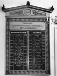 1975-513 Namenlijst van Beschermheren en Regenten van Kuyl's fundatie aan de 's-Gravenweg.