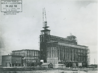 1976-394 Bouw van elektriciteitsfabriek van GEB aan de Galileistraat.