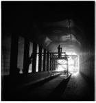 19333 Bouw van tunnelelementen voor de metro op het eiland Van Brienenoord.