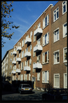 68 Woningbouw (gesloopt) ontworpen door J. van Bokkum tussen 1948-1954 aan de Gijsingstraat 90 in de wijk Tussendijken, ...