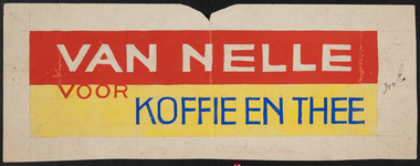 944-02_89_69 Aan de voorkant van de tekening staat de tekst 'Van Nelle gebroken voor koffie en thee' en aan de ...