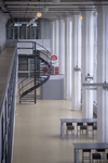 PD-42 Interieur met wendeltrap in de Van Nellefabriek tijdens de dag van de architectuur op 20 en 21 juni 2015