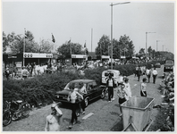 1970-1405 Holland Popfestival van 26 t/m 28 juni 1970 in het Kralingse Bos in Rotterdam. Overzichtsfoto van de ...