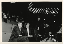1993-3075 Burgemeester Peper en Felix Rottenberg tijdens de opening van het Film Festival Rotterdam in het oude Luxor ...