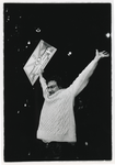 1995-1433 Winnaar 30e Camerettenfestival. In het Luxor theater is Mumtaz Jafri de winnaar geworden van het 30e ...