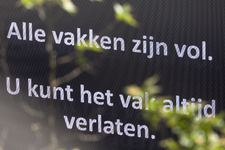 14 Digitale borden geven informatie over de vakken voor supporters op de Coolsingel, het Hofplein en de Binnenrotte ...