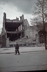 1988-1269 Skelet van het restaurant Caland aan de Coolsingel na het bombardement van 14 mei 1940.
