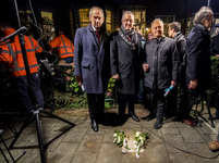 2018-8 Job Cohen, oud-burgemeester van Amsterdam, en de Rotterdamse burgemeester Aboutaleb zijn aanwezig bij het ...