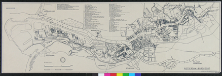 1967-735 Kaart van het havengebied van Rotterdam