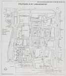 1968-1021 Plattegrond van het Lijnbaankwartier, met daarop aangegeven nieuwe gebieden met de straatnamen Boomgaardshof, ...
