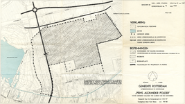 1968-1254 Kaart van bouwpercelen in het Lage Land, gelegen ten zuiden van de Hoofdweg