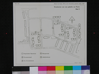 1968-1275 Plattegrond van een gedeelte van Pernis, met vermelding van nieuwe straatnamen. Het afgebeeld gebied wordt ...