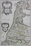 1969-1130-2 Kaart van het zuidelijke deel van het graafschap Holland.