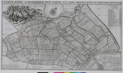 1969-1263 Kaart van de stad en de heerlijkheid Heenvliet