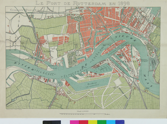 1969-1671 Kaart van de havens van Rotterdam