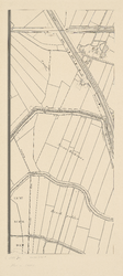 1975-1110-8 Kaart van Rotterdam en omgeving. De Delfshavensche Schie, de polder Mathenesse en de Bospolder.