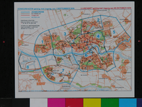 1975-1662 Kaart van Rotterdam en omgeving met vermelding van de vervoerszones van de RET