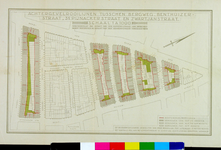 1978-1579 Plattegrond van percelen tussen de Bergweg, Benthuizerstraat, 3e Pijnckerstraat en Zwartjanstraat met ...