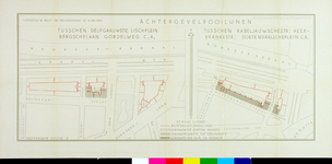 1978-1589-1 Plattegrond van percelen gelegen tussen Delfgaauwstraat, Lisplein, Bergselaan, Gordelweg c.a. en ...