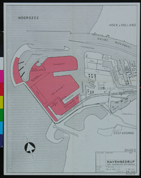 1978-1834 Plankaart met havens op de Maasvlakte