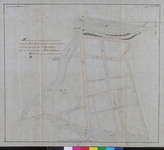 1978-2000 Plattegrond van de wijk Rubroek met geprojecteerde straten. Het afgebeelde gebied wordt begrensd door de ...