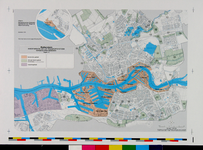 1979-375 Kaart van Rotterdam met een inventarisatie van gebieden die niet op het transportsysteem van de riolering zijn ...