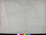 1979-702 Kadastrale kaart van Rotterdam, sectie A, eerste blad. Het afgebeelde gebied wordt begrensd door de Schiedamse ...