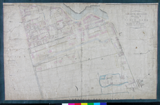 1979-705 Kadastrale kaart van Rotterdam, sectie A, eerste blad. Het afgebeelde gebied wordt begrensd door de Schiedamse ...