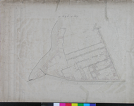 1979-716 Plattegrond van de wijk Rubroek. Het afgebeelde gebied wordt begrensd door de Stadsvest (Goudschesingel), de ...